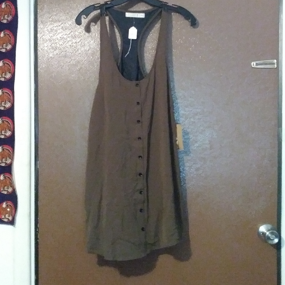 NWT knot sisters olive dress